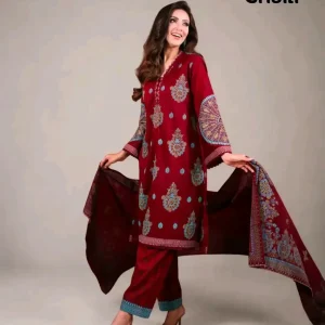 Chaiti Pure Cotton Three Piece 303